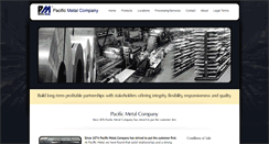 Desktop Screenshot of pacificmetal.com