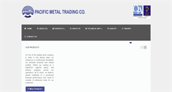 Desktop Screenshot of pacificmetal.co.in